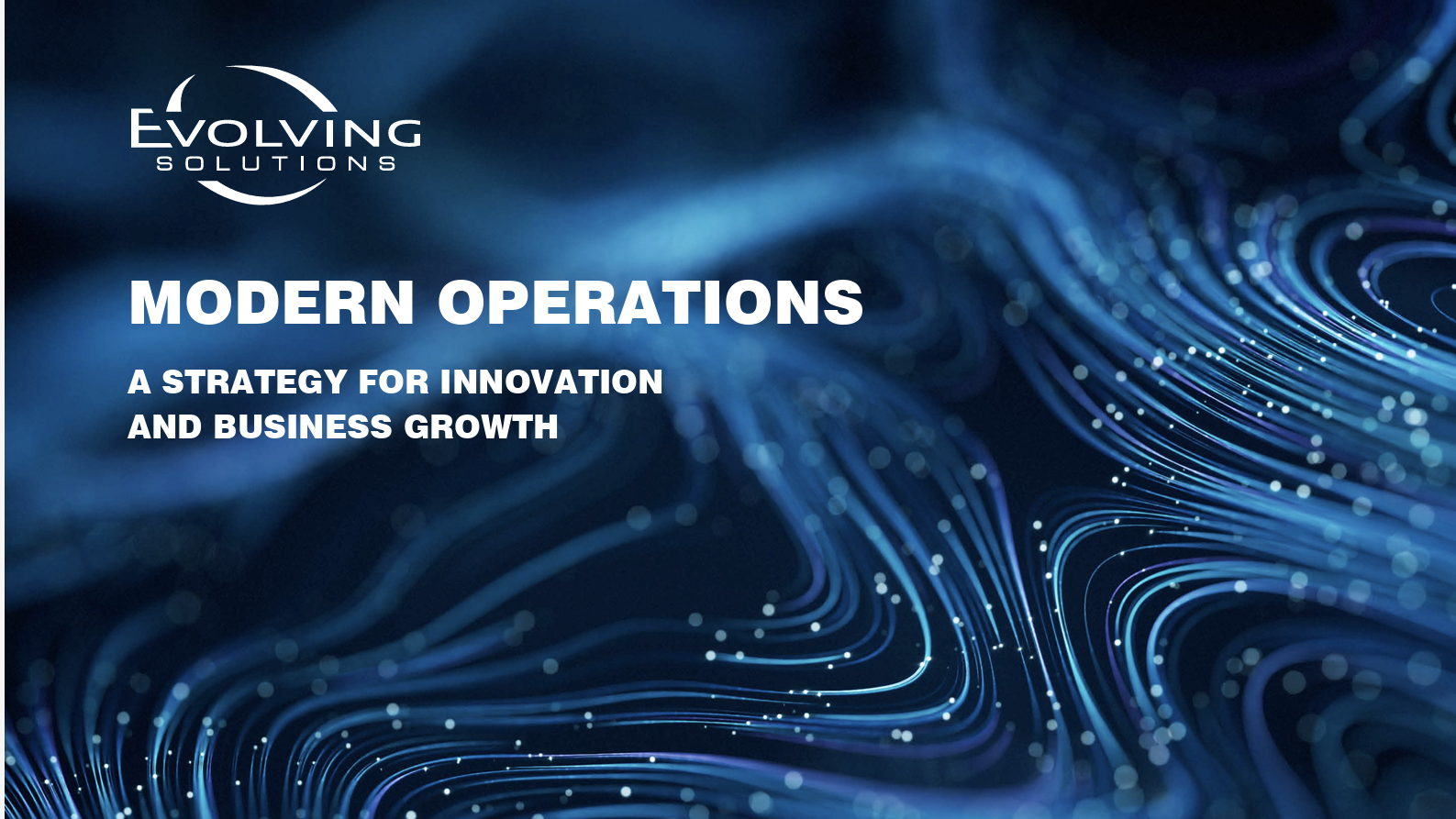 Modern Operations eBook cover